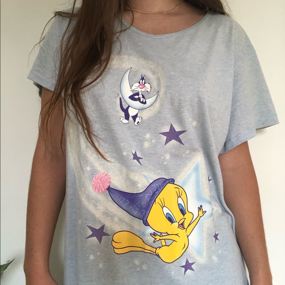 ✨RARE✨ VTG Looney Tunes Sleep Shirt